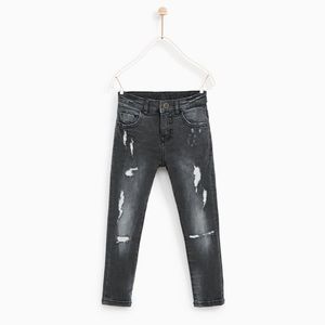 Zara Ripped Skinny Jeans